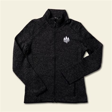 Women’s Heather Black Fleece Jacket – Everarbor