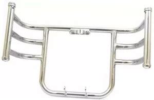 WHEETOYKART 3 Bend Bar/Rods Front Safety Leg Guard Chrome For All Bikes ...