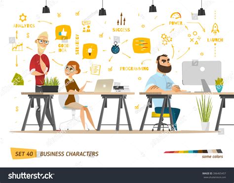 Vector Cartoon Business 的图像结果