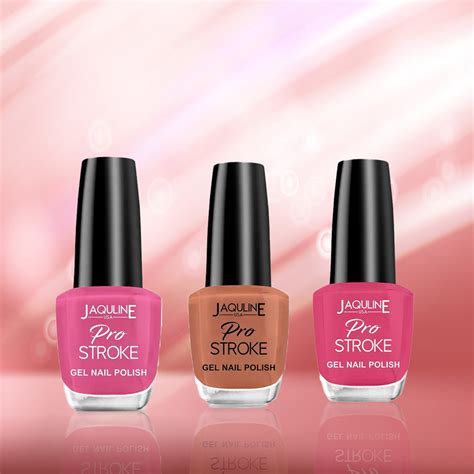 Jaquline USA Pro Stroke Nail Polish Combo( Pink Party+Mad about U ...