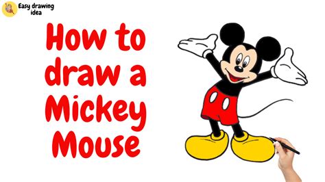 Image result for Mickey Mouse Drawing Tutorial