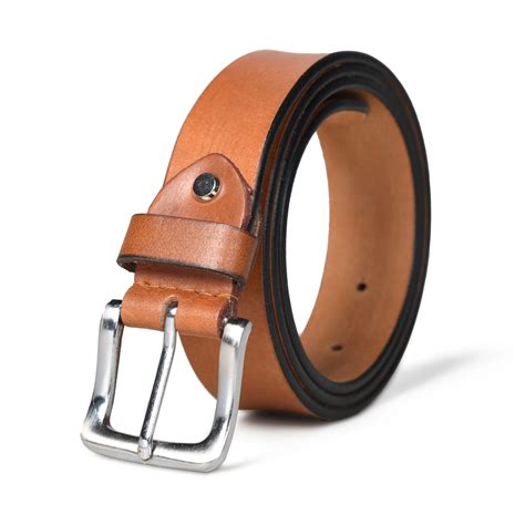 Classic Tan Fomal Leather Belt — MaheTri