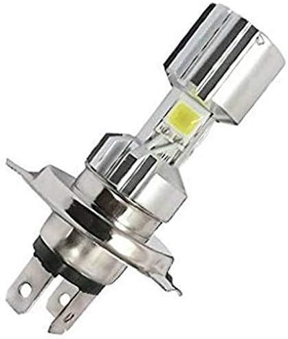 Spedy Silver Missile Hi Low Beam H4 Bike Bulb Motorcycle LED Headlight ...