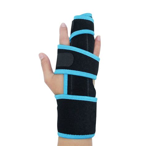 Buy 2 Finger Splint Brace Hand Wrist Support Universal for Left or ...