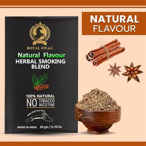 100% Tobacco Free & Nicotine Free Ayurvedic Herbal Smoking Mixture Ble