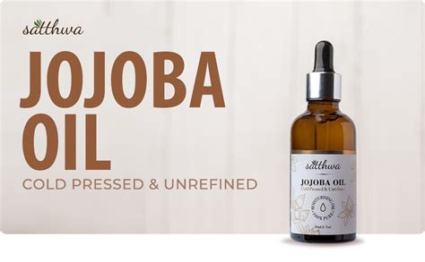 Buy Satthwa Jojoba Moisturising Oil, 100% Pure and Natural | For Skin ...
