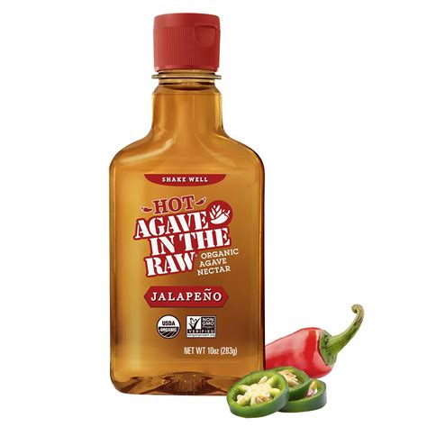 Hot Agave In The Raw Organic Raw Blue Agave Nectar w/Jalapeno | Sweet ...