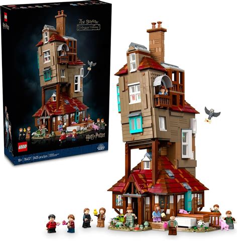 LEGO Harry Potter The Burrow Building Sets for Adults - Collectible ...