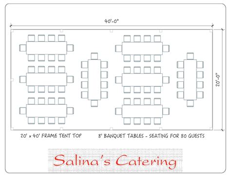 8 Foot Banquet Table Seating - barn park camp site
