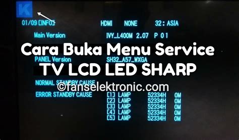 Sharp TV Service Menu 的图像结果