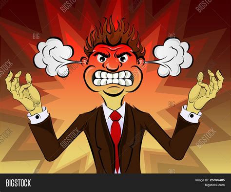 Vector y foto Persona Enojada (prueba gratis) | Bigstock