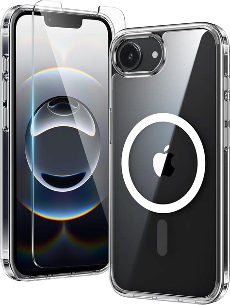 Amazon.com: FNTCASE for iPhone 16e Case: Clear Magnetic Rugged ...