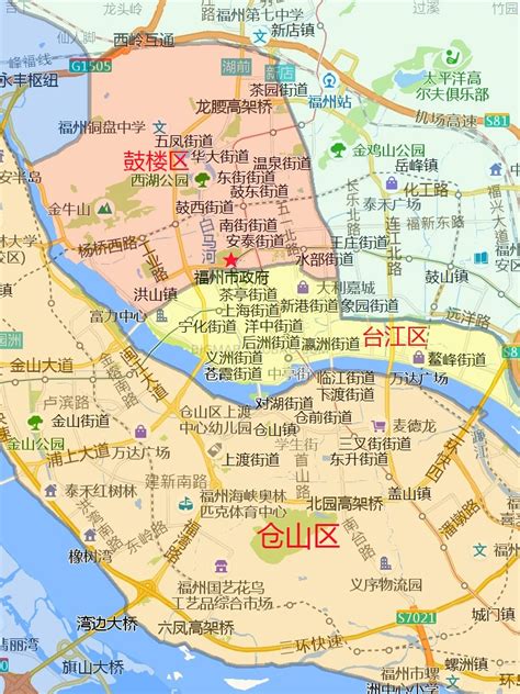 福州地图 - 图片 - 艺龙旅游指南