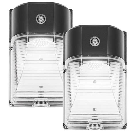 Cinoton LED Wall Pack Light,26W 3000lm 5000K (Dusk-to-Dawn Photocell ...