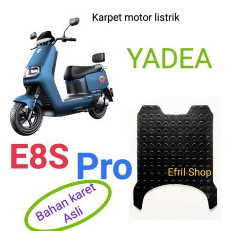 Jual Karpet sepeda motor listrik YADEA E8S PRO bahan karet Asli - Kota ...