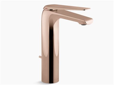 AVID-SL HANDLE TALL BASIN MIXER W/PIPES - KOHLER LUXURY - ( ROSE GOLD ...