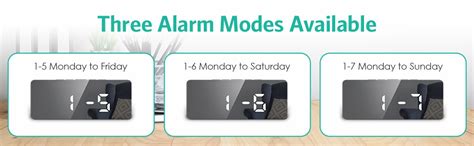 Buy ZEVON Plastic Digital Led Alarm Clock, Mirror Alarm Clock for Heavy ...
