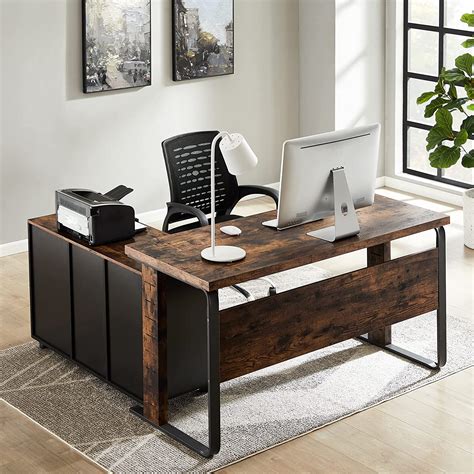 Tribesigns Large L-Shaped Computer Desk, 55 inch Executive Office Desk ...
