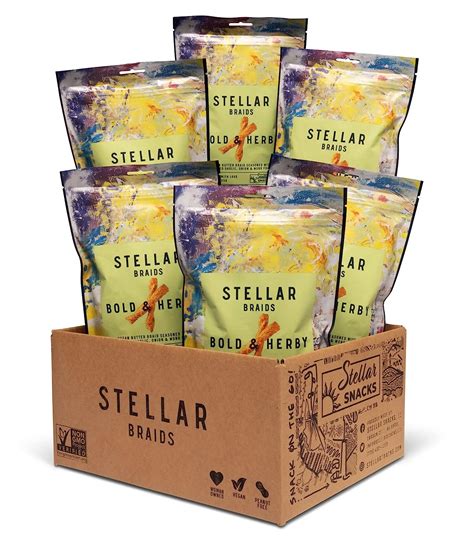 Amazon.com: Stellar Pretzel Braids, Bold & Herby, Roasted Garlic and Onion Seasoned Pretzels ...