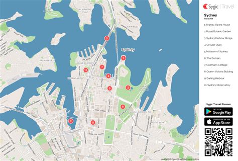 Sydney Printable Tourist Map | Sygic Travel