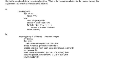 Image result for Recursive Algorithm Code