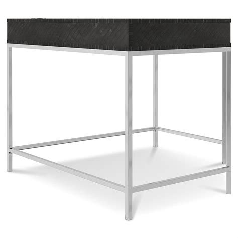 Rustic & Stylish Coleman Desk Corner in Cinder Finish - 38x38x30