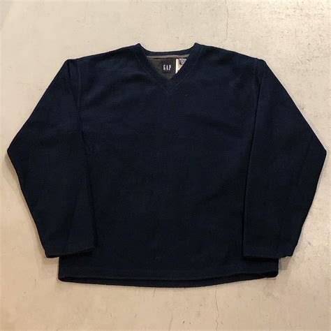00s GAP V neck fleece P/O shirt【高円寺店】 | What’z up