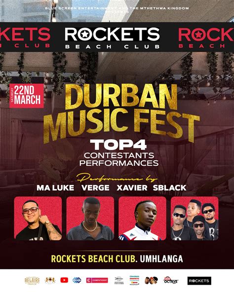 Durban Music Festival (@durbanmusicfestival) • Instagram photos and videos