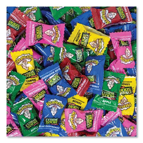 Warheads Candy Sour Chart