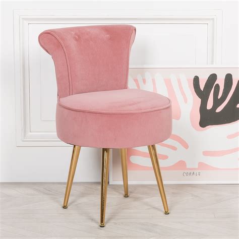 Dressing Table Chair Pink