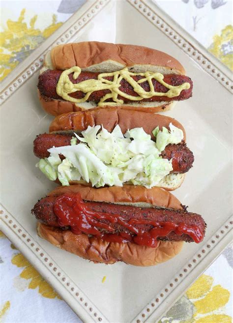 Recipe: Smoked Hot Dogs with Carolina Coleslaw