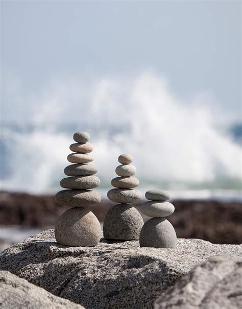 Buy Garden Age Supply Natural River Stone Rock Cairn Sculpture Stacked ...
