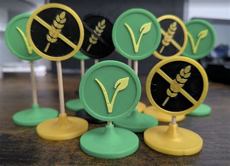 Vegan Gluten Free Signs por JoKneeMo | Descargar modelo STL gratuito ...