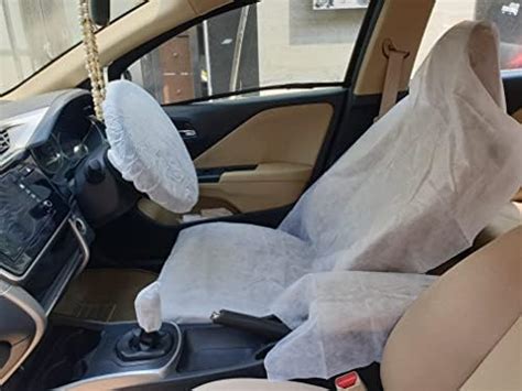 Polythene Disposable Car Seat Cover Set (Per 1Pc Cover, Gearcover And ...