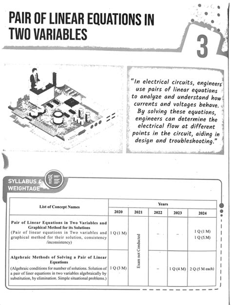 Xth PW pair of linear equations - PAIR OF LINEAR EQUATIONS IN TWO ...