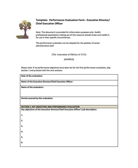 Image result for Performance Review Sample Form Examples