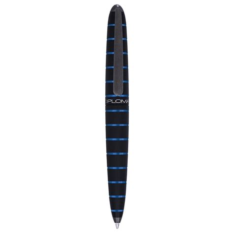 Diplomat Elox Black/Blue Ballpoint Pen - SCOOBOO - Diplomat