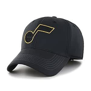 OTS NBA Utah Jazz Men's Wilder Center Stretch Fit Hat, Black, Medium ...