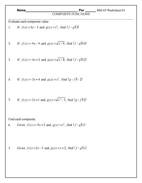 Composite Functions Using Graphs 的图像结果