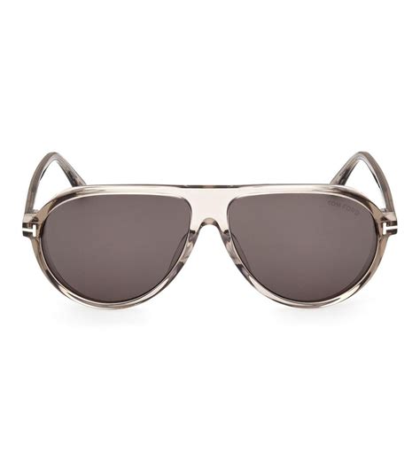 Tom Ford Men's Smoke Aviator Sunglasses