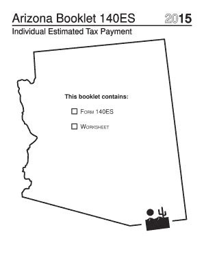 2015 Arizona Booklet 140ES - Arizona Department Of Revenue - Azdor ...