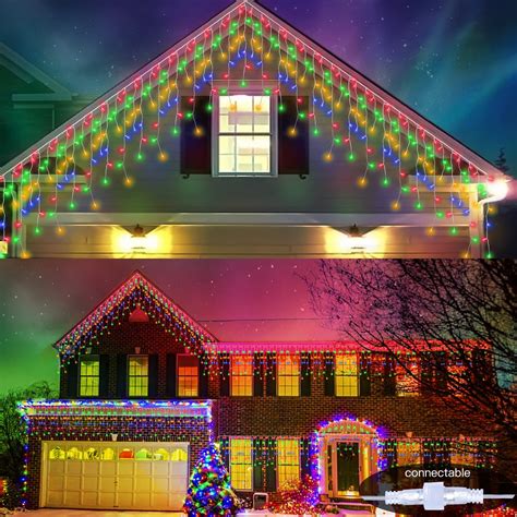 Led Dripping Icicle Christmas Lights at Dwayne Carson blog
