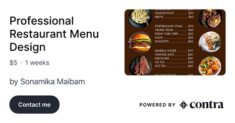 Image result for How to Create a Restaurant Menu