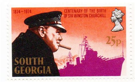 South Georgia Winston churchill stamps – Banknotecoinstamp
