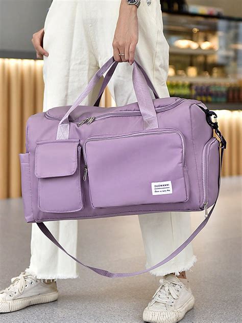 Large Capacity Luggage Travel Duffel Bag, Over Night Holiday Sport Gym ...