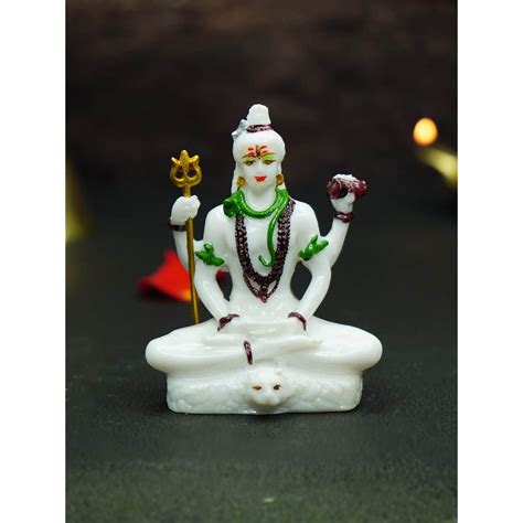 Buy Ekhasa White Lord Shiva Idol Online