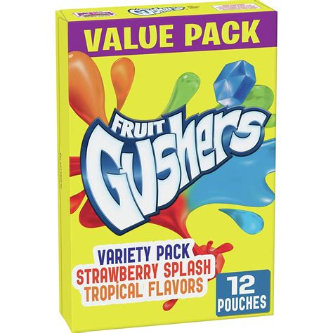 Amazon.com: Gushers Fruit Flavored Snacks, Strawberry Splash and ...