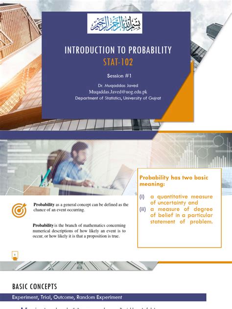 Image result for Lecture Probability