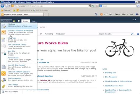 MS SharePoint Tutorial 的图像结果