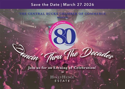 80th Anniversary - Central Bucks Chamber of Commerce